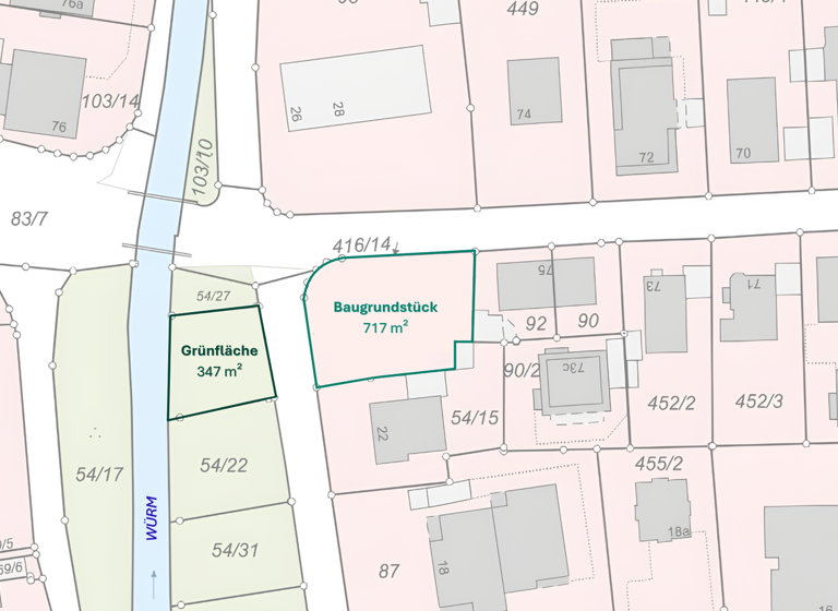 Grundstück zum Kauf 2.500.000 € 1.064 m² Grundstück Pasing-Obermenzing München 81247