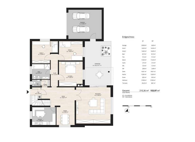 Einfamilienhaus zum Kauf 645.000 € 6 Zimmer 253 m² 854 m² Grundstück Buxtehude 21614