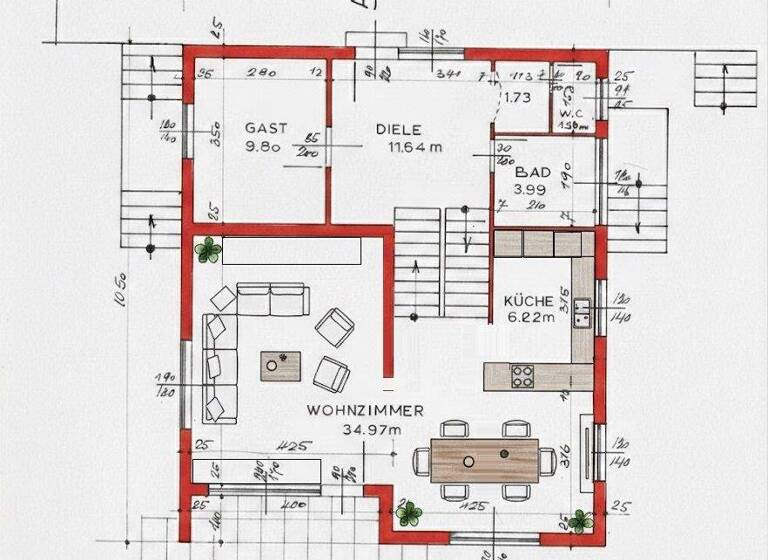 Einfamilienhaus zum Kauf 830.000 € 5 Zimmer 117 m² 1.957 m² Grundstück Klosterneuburg 3400