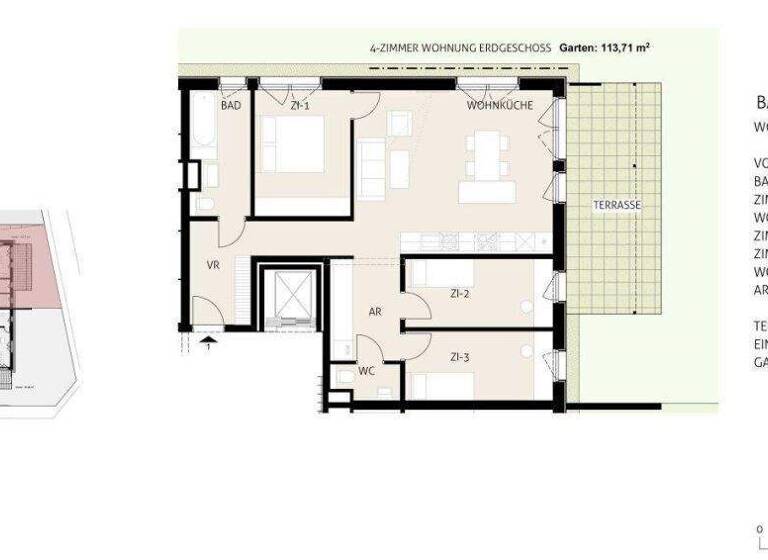 Wohnung zum Kauf - Erstbezug 592.600 € 4 Zimmer 90,7 m² EG frei ab sofort Gießhübl 2372