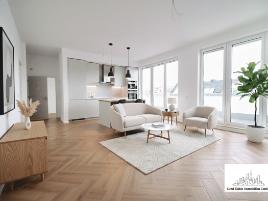 Penthouse zum Kauf - Erstbezug 499.000 € 3 Zimmer 71 m² 5. Geschoss frei ab sofort Friedrichshain Friedrichshain-Kreuzberg 10243