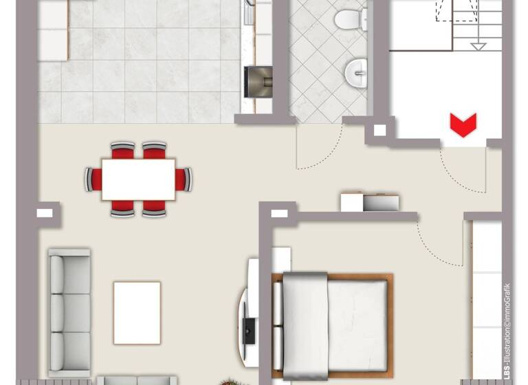 Wohnung zum Kauf 149.000 € 2 Zimmer 66 m² 3. Geschoss Beckhausen Gelsenkirchen 45899