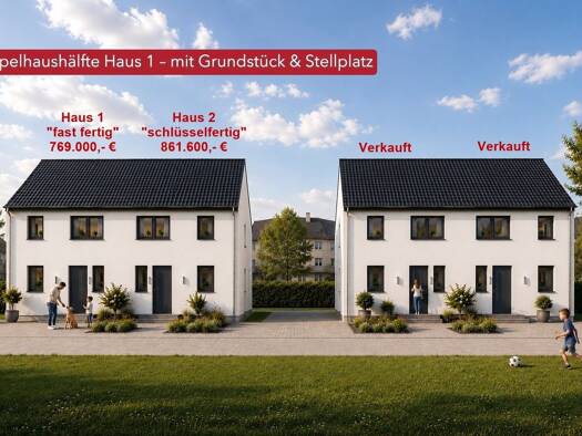 Doppelhaushälfte zum Kauf 769.000 € 5 Zimmer 124 m² 208 m² Grundstück Berliner Straße 5 Fürstenberg Konstanz 78467