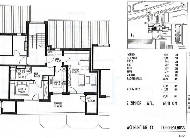Terrassenwohnung zum Kauf provisionsfrei 399.500 € 2 Zimmer 65,1 m² 3. Geschoss Am Weiher Unterschleißheim 85716