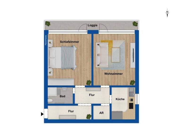 Wohnung zum Kauf 155.000 € 2 Zimmer 65 m² 9. Geschoss Kaarst-West Kaarst 41564
