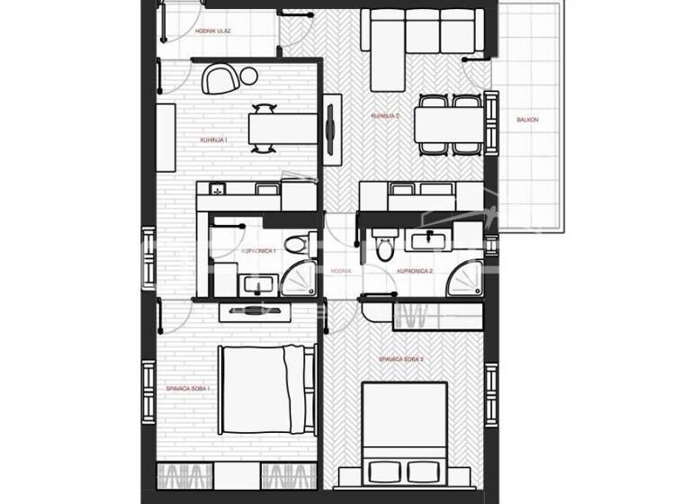 Wohnung zum Kauf 495.000 € 3 Zimmer 70 m² 3. Geschoss Grad - Meje