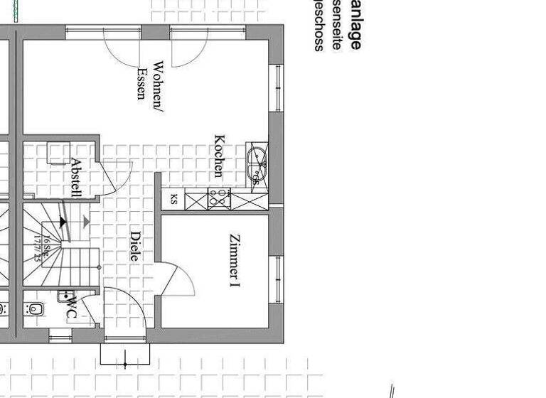 Reihenendhaus zur Miete 1.300 € 2,5 Zimmer 84,7 m² 150 m² Grundstück frei ab 01.05.2026 Trittau 22946