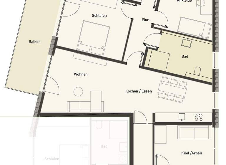 Wohnung zur Miete 1.632 € 5 Zimmer 136 m² frei ab 01.07.2026 In der Strothe 1C Atter Osnabrück 49076