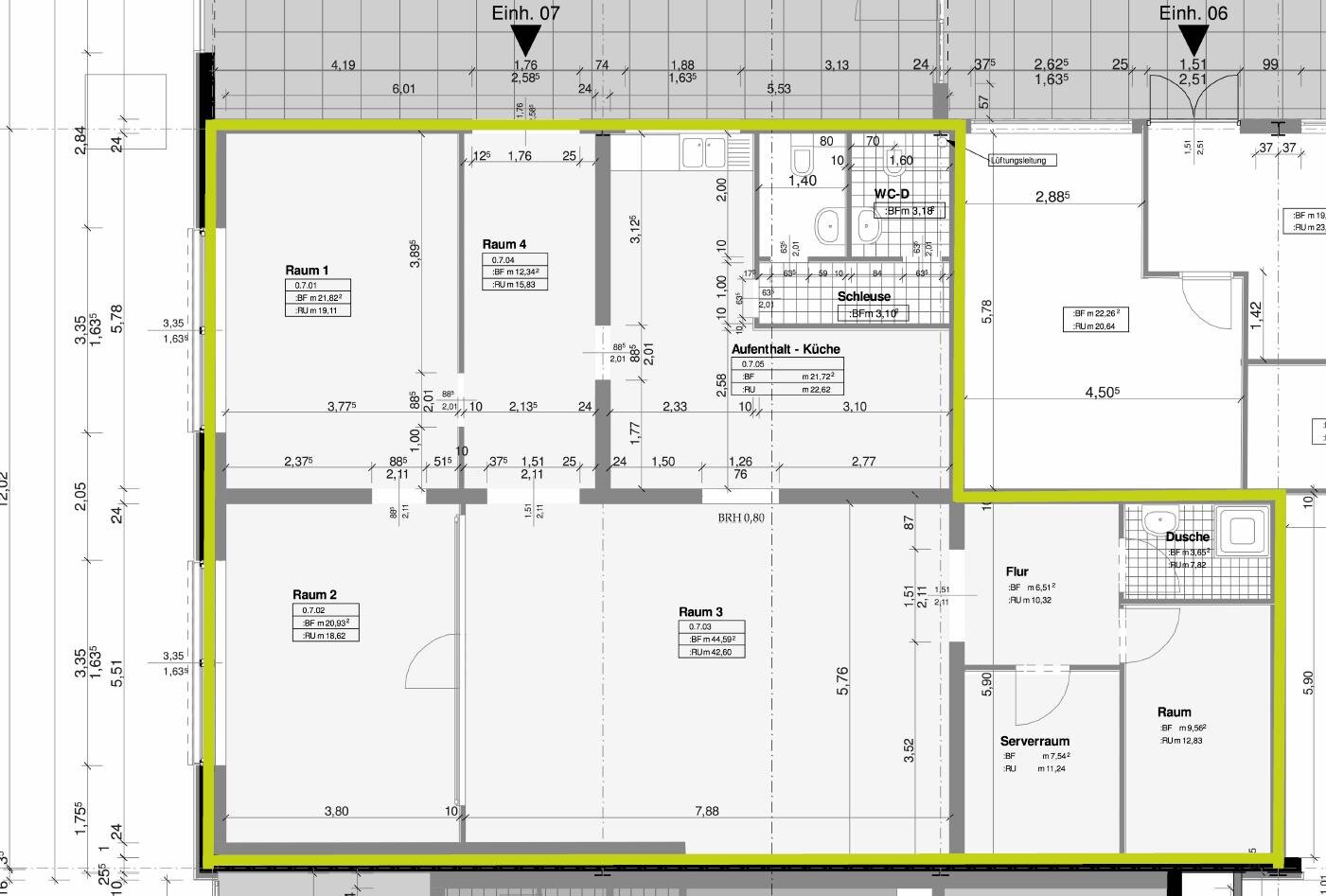 Büro-/Praxisfläche zur Miete 3,5 Zimmer 159 m²<br/>Bürofläche Laatzen - Alt Laatzen 30880