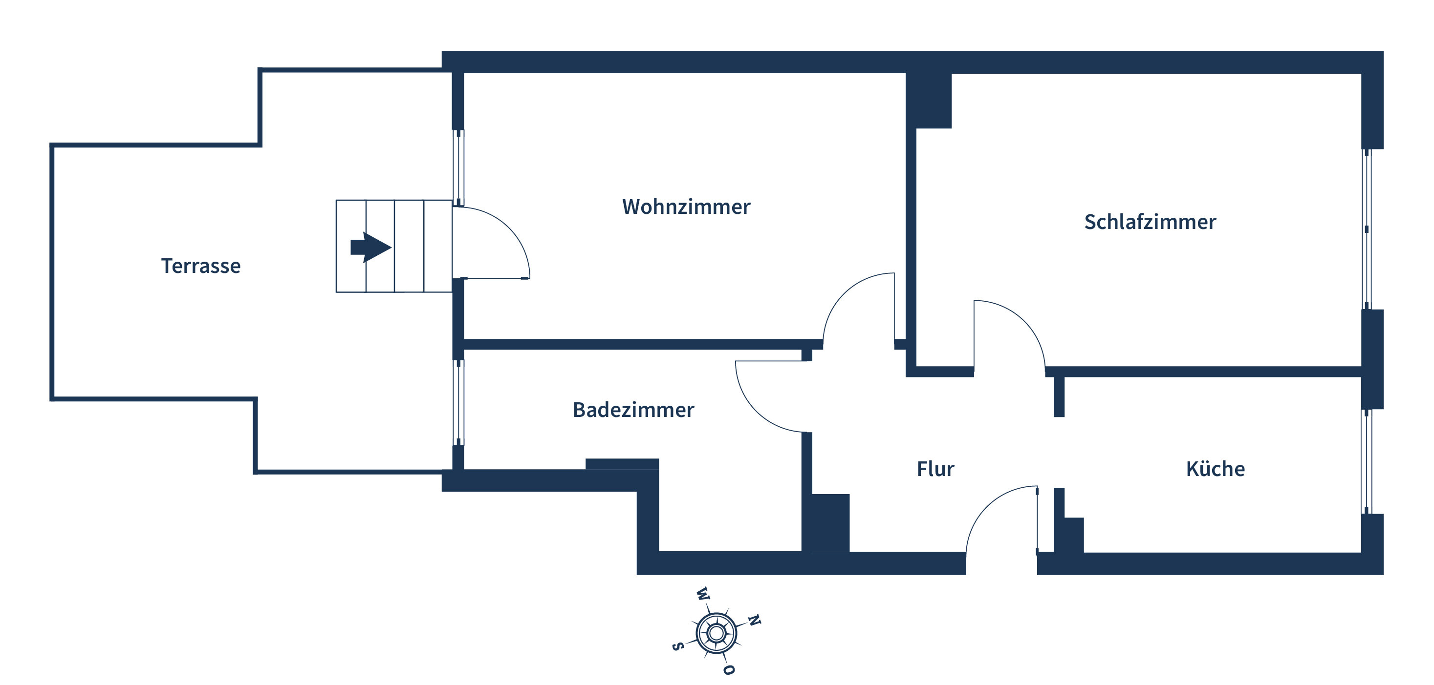 Wohnung zum Kauf 110.000 € 2 Zimmer 52 m²<br/>Wohnfläche EG<br/>Geschoss Huttrop Essen 45138