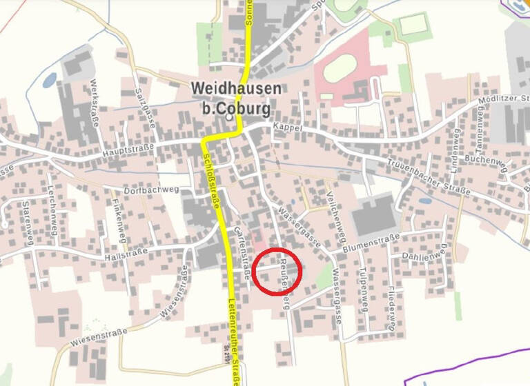 Grundstück zum Kauf 100.000 € 1.576 m² Grundstück Weidhausen 96279