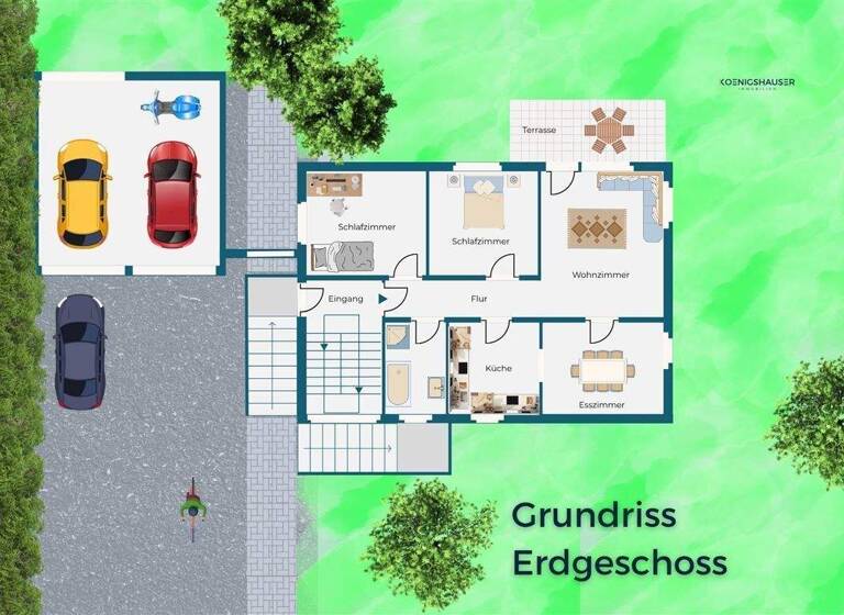 Mehrfamilienhaus zum Kauf als Kapitalanlage geeignet 370.000 € 8 Zimmer 180 m² 1.390 m² Grundstück Aura a. d. Saale 97717