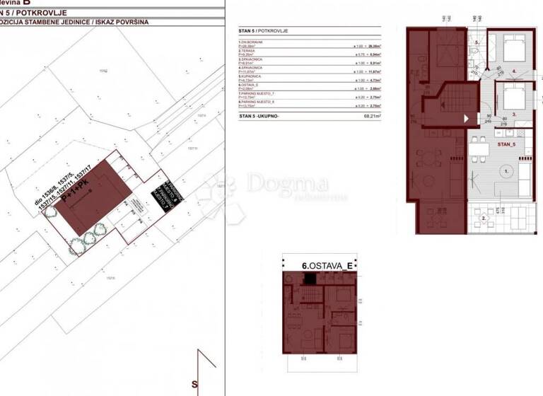 Wohnung zum Kauf 245.556 € 3 Zimmer 68 m² Bibinje