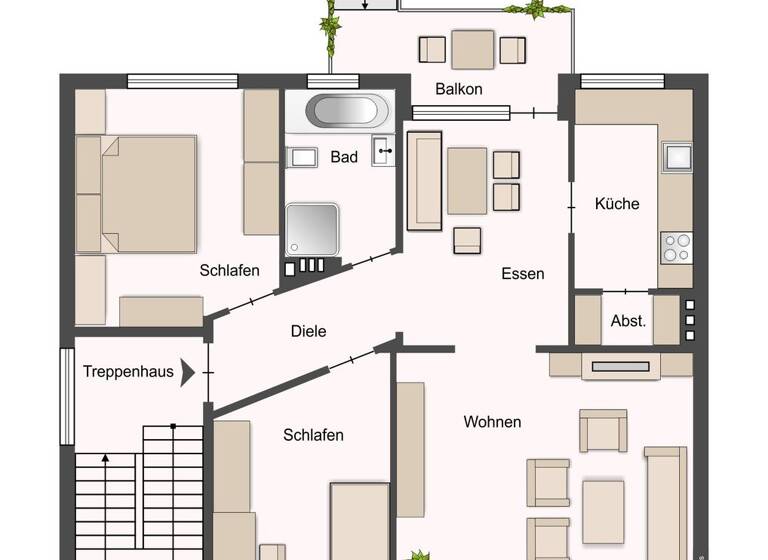 Wohnung zum Kauf 269.000 € 3 Zimmer 75 m² Bachem Frechen 50226