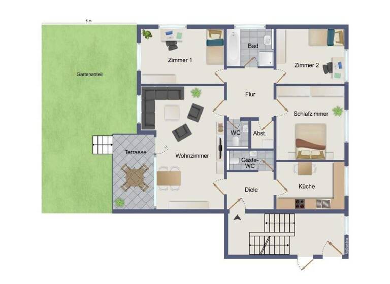 Wohnung zum Kauf 435.000 € 4 Zimmer 101,6 m² Müllheim 79379