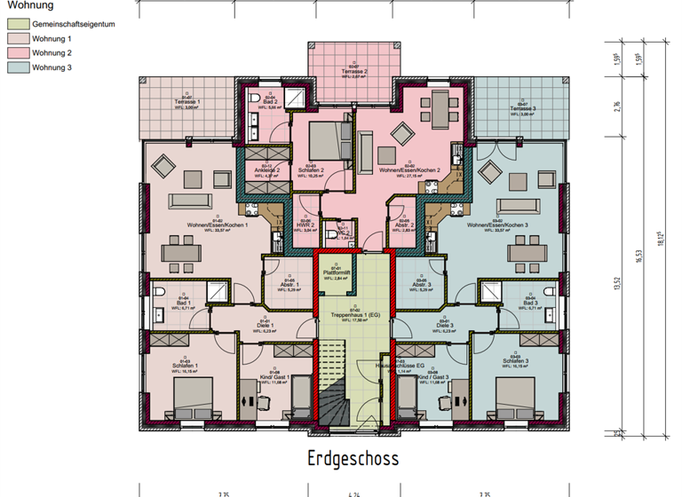Wohnung zum Kauf 328.000 € 3 Zimmer 83 m²<br/>Wohnfläche Bummert Trift Tjüche Marienhafe 26529