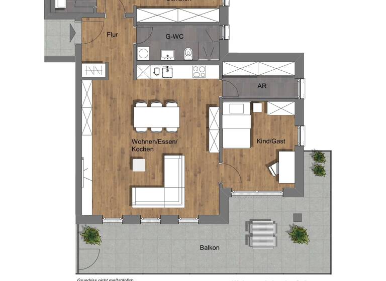 Wohnung zum Kauf - Erstbezug provisionsfrei 405.000 € 3 Zimmer 105,4 m² Homburg 66424