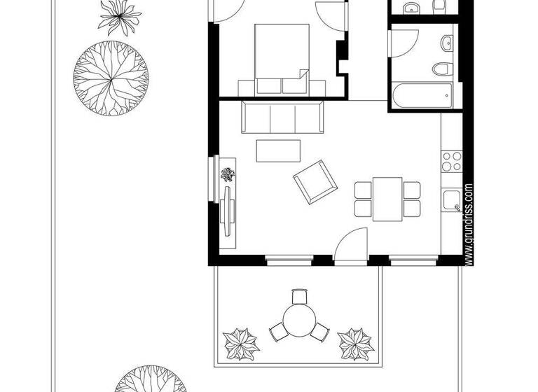 Wohnung zum Kauf 370.000 € 2 Zimmer 74 m² EG Karlshorst Berlin 10318