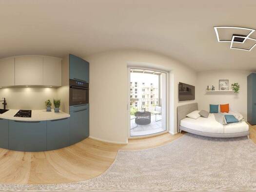 Studio zum Kauf provisionsfrei als Kapitalanlage geeignet 284.649 € 1 Zimmer 32,1 m² Am historischen Lokschuppen 20-22 Innenstadt Fürth 90762