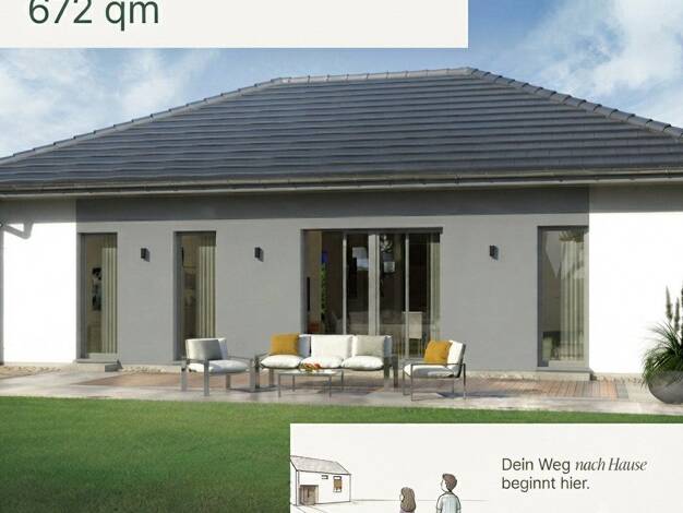 Bungalow zum Kauf 431.000 € 3 Zimmer 106 m² 672 m² Grundstück Neustadtstraße 1 Wennigsen Wennigsen (Deister) 30974