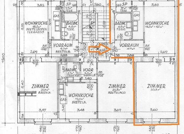 Wohnung zum Kauf 189.000 € 2 Zimmer 50 m² 1. Geschoss Wien 1100