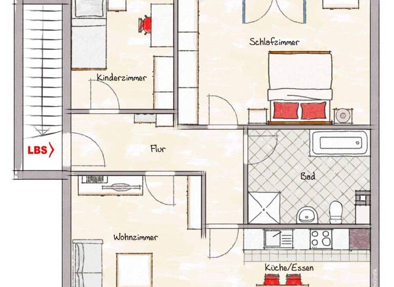 Wohnung zum Kauf 199.000 € 3 Zimmer 87 m² frei ab sofort Nickenich 56645