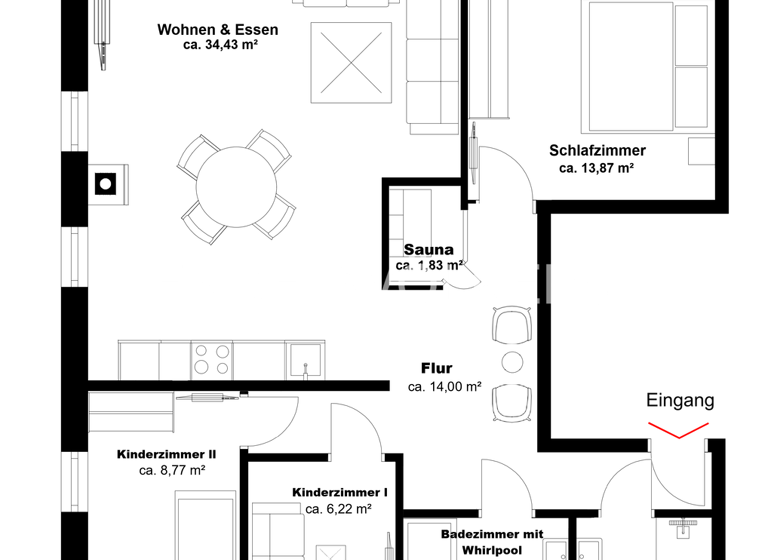 Wohnung zum Kauf 450.000 € 4 Zimmer 87 m² Polchow Glowe OT Polchow 18551