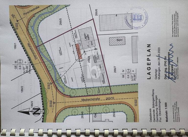 Gewerbegrundstück zum Kauf 950.000 € 2.176 m² Grundstück Böbingen Böbingen an der Rems 73560