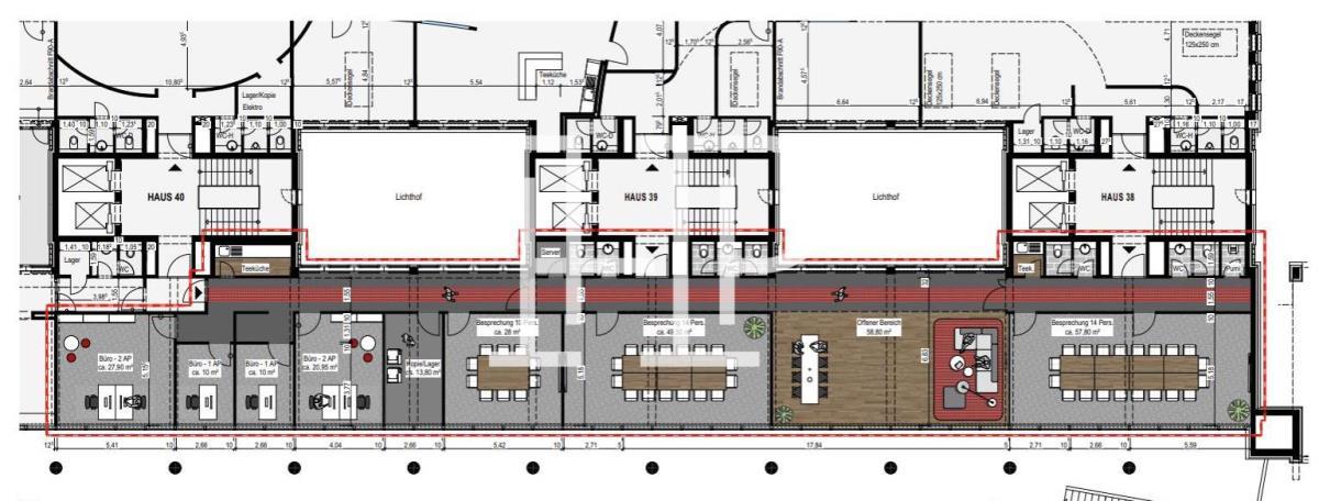 Büro-/Praxisfläche zur Miete 19,50 € 1.415 m²<br/>Bürofläche ab 142 m²<br/>Teilbarkeit HafenCity Hamburg 20457