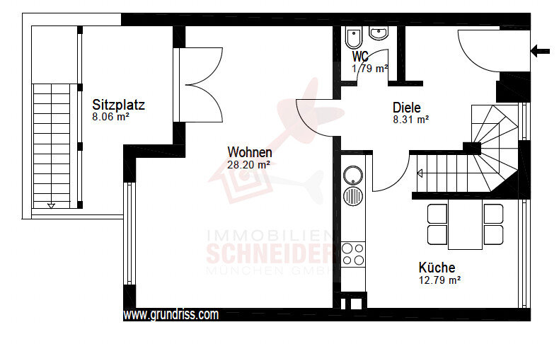 Reihenmittelhaus zum Kauf 940.000 € 5 Zimmer 144,9 m²<br/>Wohnfläche 229 m²<br/>Grundstück Haar Haar 85540