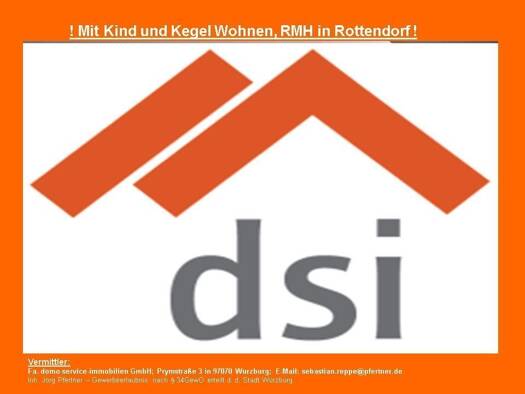 Reihenmittelhaus zur Miete 1.500 € 5 Zimmer 122 m² 215 m² Grundstück frei ab sofort Buchenstraße 24 Rottendorf 97228
