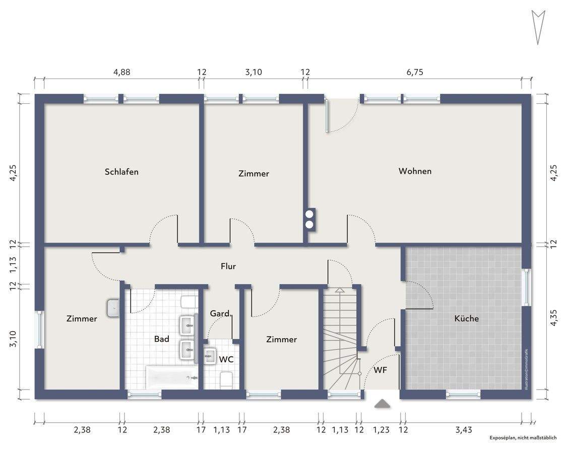 Immobilie in Nebel - Nordseeinsel Amrum: Traumhaftes Einfamilienhaus in Süddorf. - Bild 1