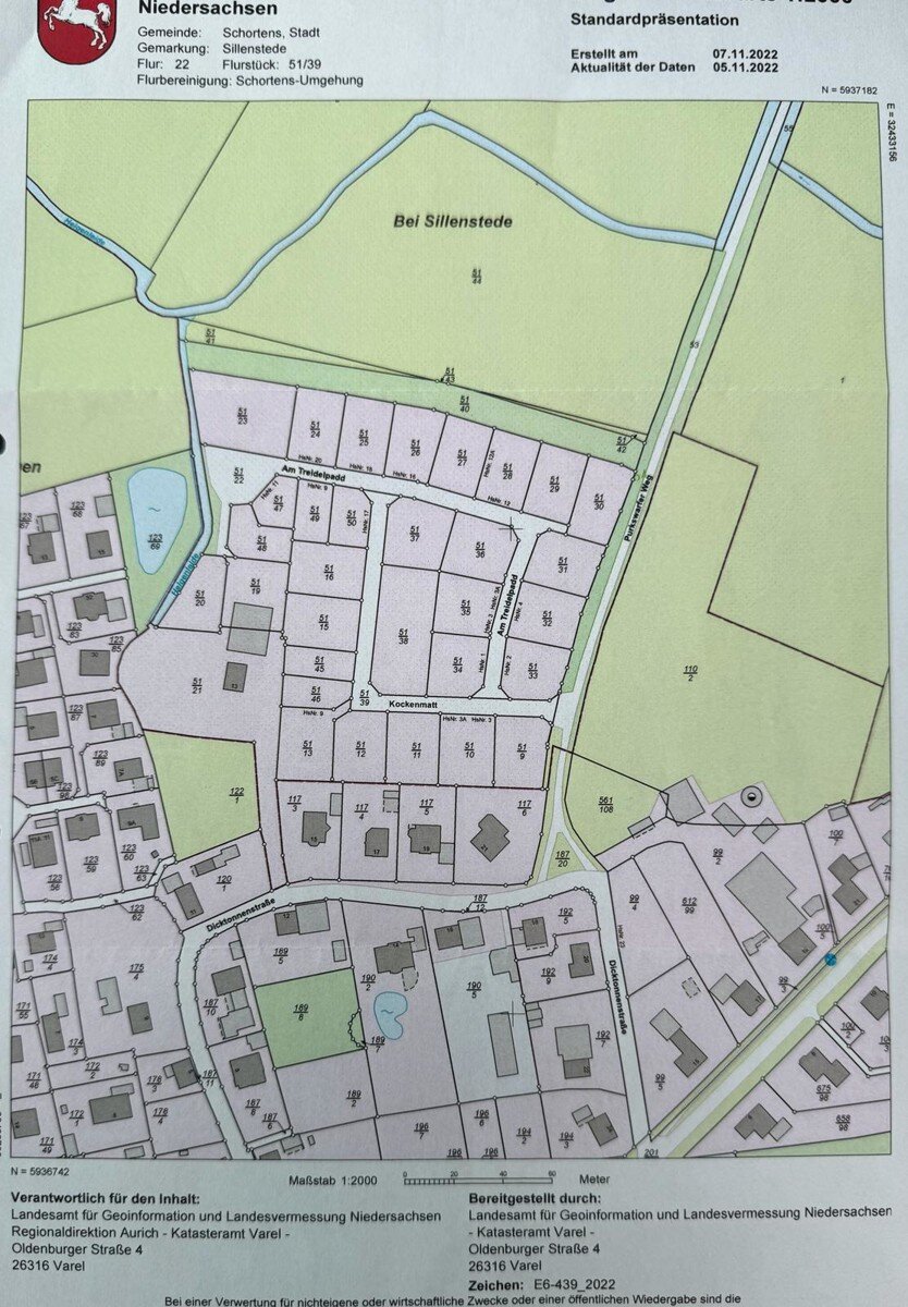 Grundstück zum Kauf 685 m²<br/>Grundstück Kockenmatt Sillenstede Schortens 26419