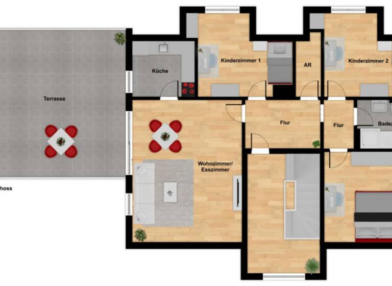 Wohnung zur Miete 820 € 4 Zimmer 127 m² frei ab 01.05.2026 Dringenberg Bad Driburg 33014