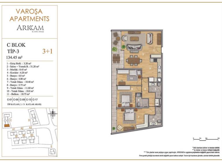 Wohnung zum Kauf - Erstbezug provisionsfrei 176.000 € 3 Zimmer 77,7 m² Famagusta 99540