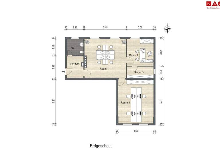 Büro zum Kauf 4.256 € 3 Zimmer Salzburg 5020