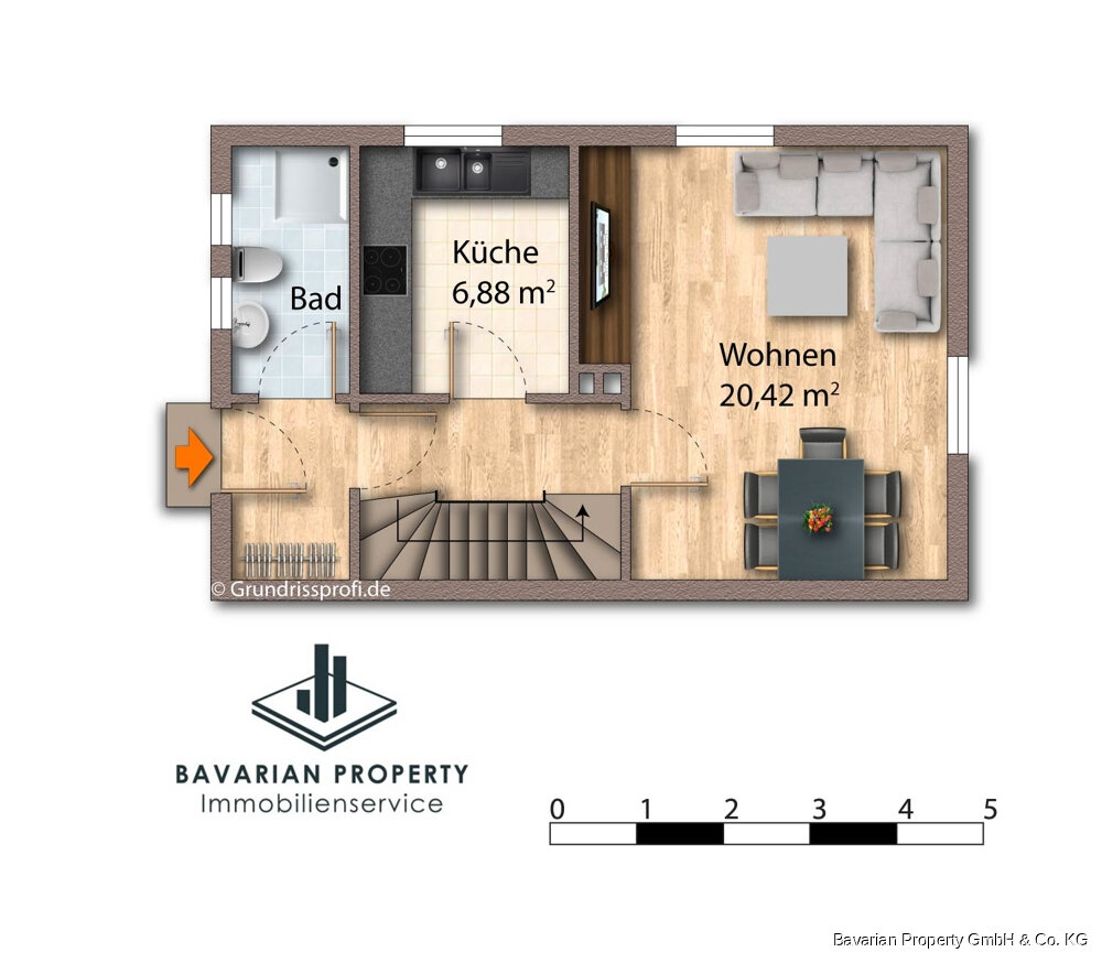 Doppelhaushälfte zum Kauf 198.000 € 3 Zimmer 65 m²<br/>Wohnfläche 360 m²<br/>Grundstück Parkstetten Parkstetten 94365