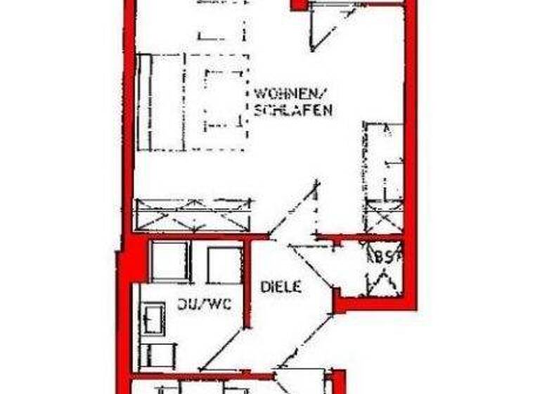 Studio zur Miete 290 € 1 Zimmer 38,7 m² 2. Geschoss frei ab 01.05.2026 Dresdener Straße 7b Eisenach 99817