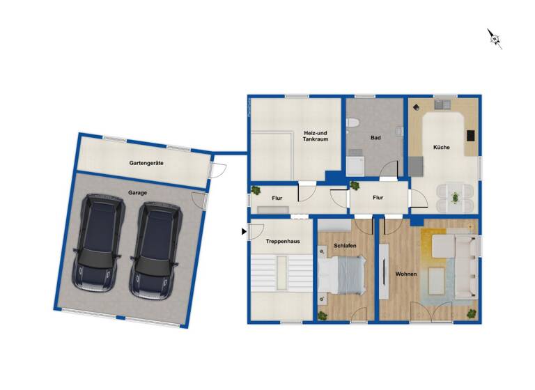 Mehrfamilienhaus zum Kauf 499.000 € 11 Zimmer 213 m² 550 m² Grundstück Garham Hofkirchen 94544