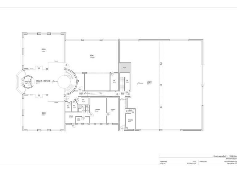 Bürofläche zur Miete 6,50 € 1.237 m² Bürofläche Wien 1230