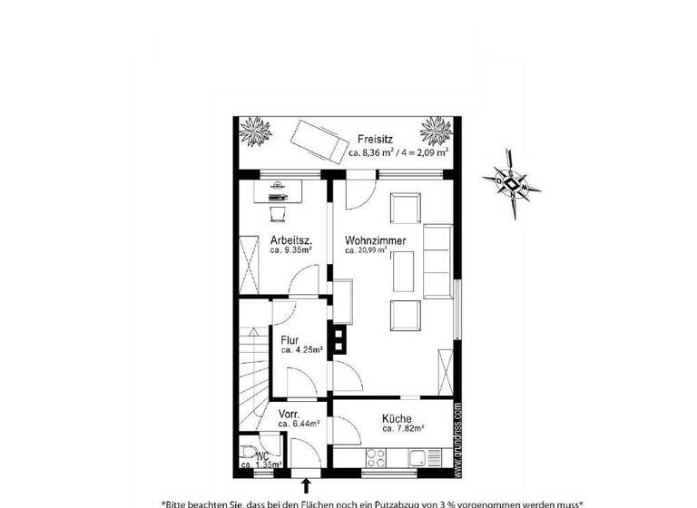 Reihenmittelhaus zum Kauf 749.000 € 3,5 Zimmer 94,1 m² 243 m² Grundstück Pasing-Obermenzing München 81247