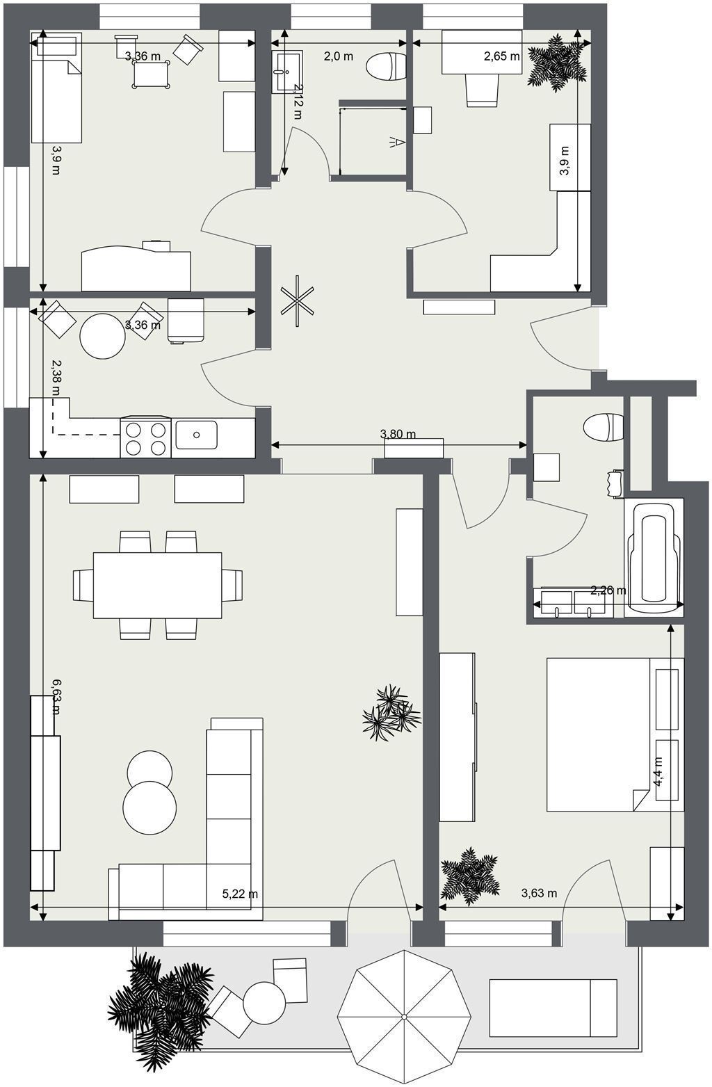 Wohnung zum Kauf 499.000 € 4 Zimmer 114,3 m²<br/>Wohnfläche 2.<br/>Geschoss ab sofort<br/>Verfügbarkeit Golzheim Düsseldorf 40474