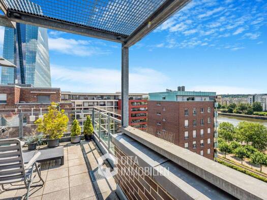 Penthouse zum Kauf 1.719.000 € 4 Zimmer 150 m² 7. Geschoss Ostend Frankfurt am Main 60314
