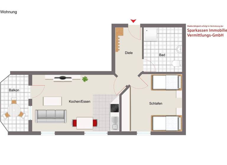 Wohnung zum Kauf 120.000 € 2 Zimmer 63 m² Mitterteich 95666