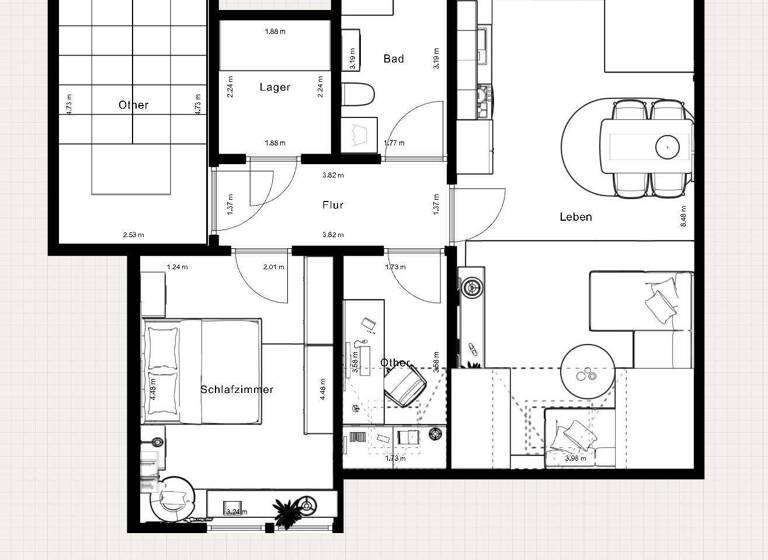 Wohnung zum Kauf - Erstbezug provisionsfrei 309.000 € 2,5 Zimmer 63 m² 3. Geschoss frei ab 01.07.2026 Kleiststraße 43 Ingolstadt 85055