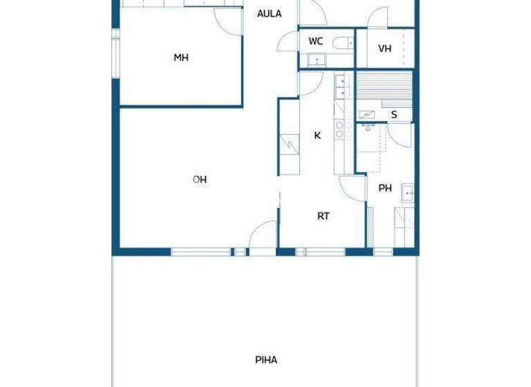 Reihenmittelhaus zum Kauf 99.000 € 4 Zimmer 90,5 m² 13.710 m² Grundstück Maitikkatie 2 Kotka 48800