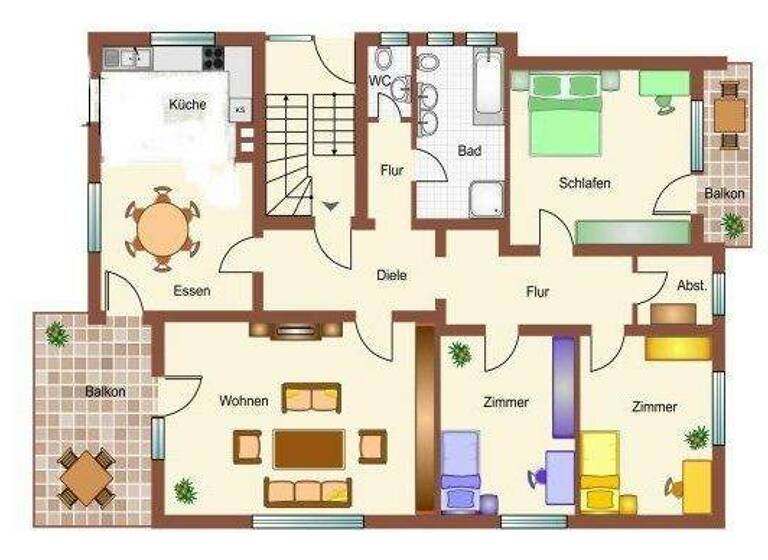 Wohnung zur Miete 1.265 € 4 Zimmer 115 m² frei ab 01.06.2026 Malsch 69254
