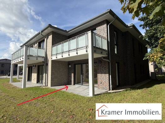 Wohnung zur Miete - Erstbezug 1.063 € 2 Zimmer 75,9 m² EG frei ab 01.01.2027 Varel Varel 26316