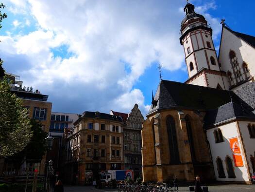 Maisonette zur Miete 1.230 € 2 Zimmer 102,3 m² 4. Geschoss Thomaskirchhof 11 Zentrum Leipzig 04109