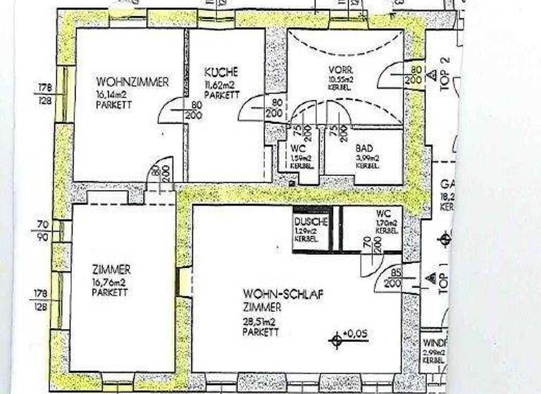 Wohnung zur Miete 285 € 2 Zimmer 61,2 m² Mariazell 8630